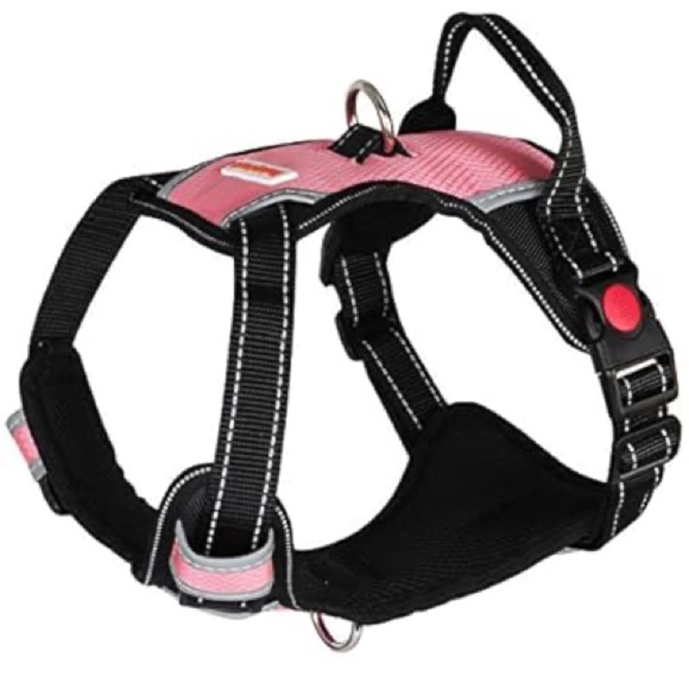 Dog No Pull Adjustable Pet Reflective Harness With Handle